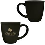 DX9037 14 Oz. Matte Black Bistro Mug With Custom Imprint